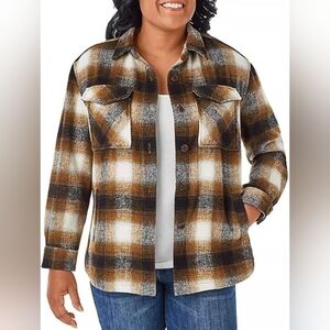Medium Member's Mark Women's Plaid Shacket